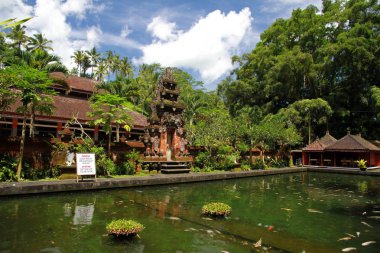 Tirta Empul Tapınağı, Pura Tirta Empul, Hindu Balili su tapınağı, Tampaksiring, Bali, Endonezya 