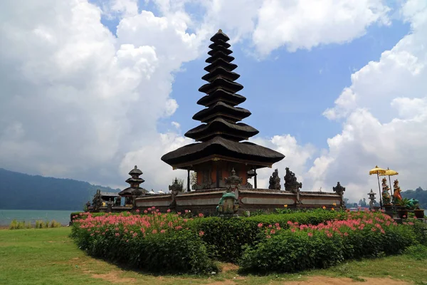 Pura Ulun Danu Bratan Templo Agua Shaivite Lago Bratan Bali — Foto de Stock