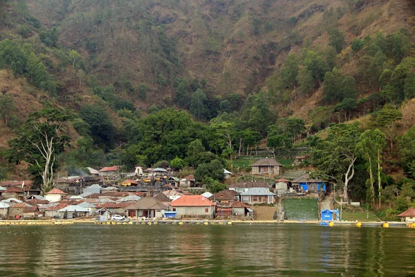 Trunyan Village Lake Batur Bali Indonesië — Stockfoto