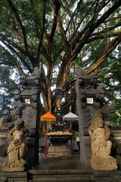 Estátua Hindu Templo Tirta Empul Pura Tirta Empul Templo Aquático — Fotografia de Stock