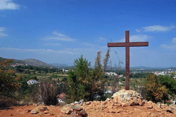 Local Aparição Medjugorje Bósnia Herzegovina — Fotografia de Stock