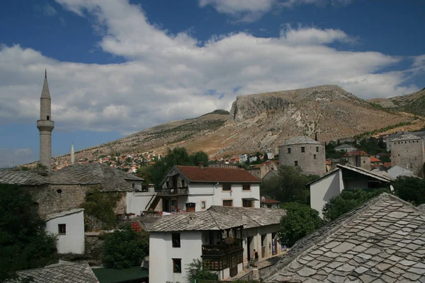 Старый Город Мостар Босния Герцеговина — стоковое фото