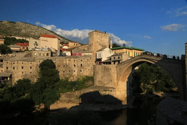 Παλιά Γέφυρα Μόσταρ Βοσνία Και Ερζεγοβίνη — Φωτογραφία Αρχείου