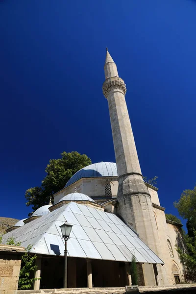 Karadjoz Bey Moskén Karagoz Mehmed Beg Moskén Mostar Bosnien Och — Stockfoto