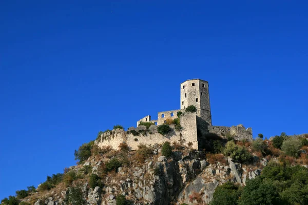 Fort Kula Pocitelj Bosna Hersek — Stok fotoğraf