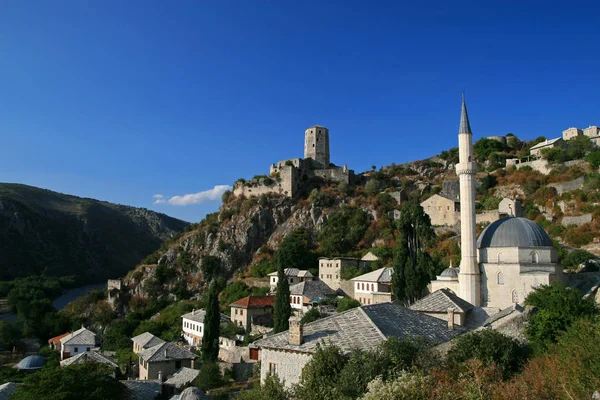 Hajji Alija清真寺 波斯尼亚和黑塞哥维那Pocitelj — 图库照片