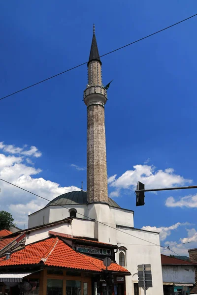 Gamla Moskén Gamla Stan Sarajevo Bosnien Och Hercegovina — Stockfoto