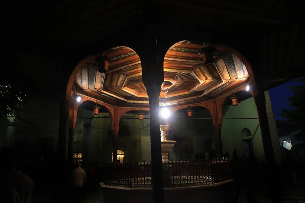 Meczet Cesarza Nocą Sarajewo Bośnia Hercegowina — Zdjęcie stockowe