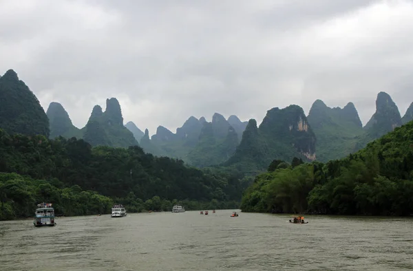 River Guilin China — стокове фото