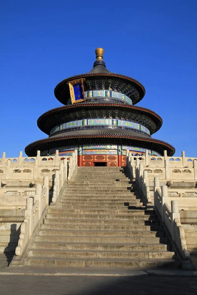 Salle Prière Pour Les Bonnes Récoltes Grand Bâtiment Temple Ciel — Photo