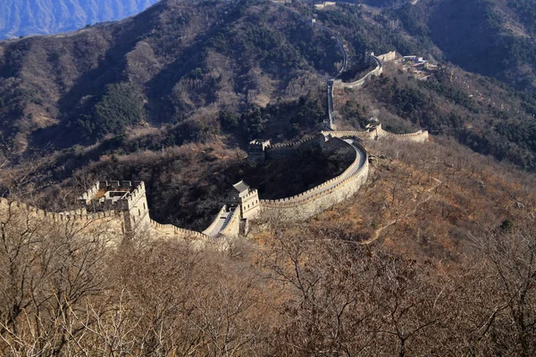 Секция Мутьянью Великой Китайской Стены — стоковое фото