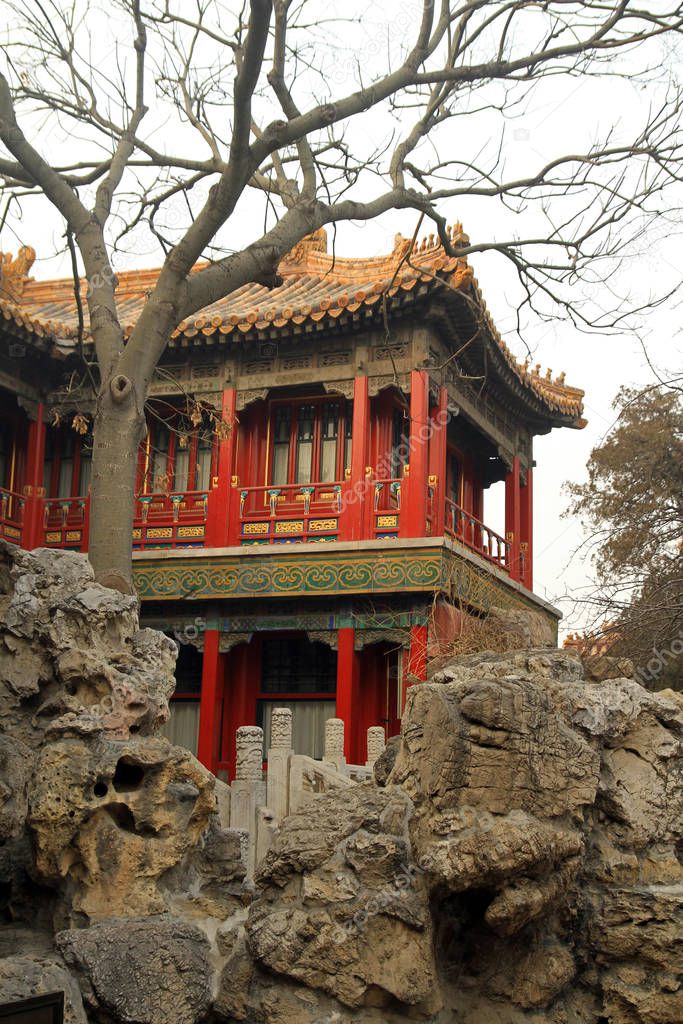 Pavilion of the Imperial View, Forbidden City, Beijing, China