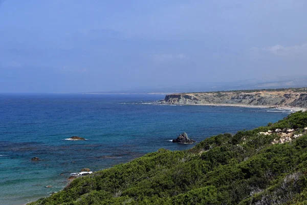 Пляж Лара Полуостров Акамас Кипр — стоковое фото