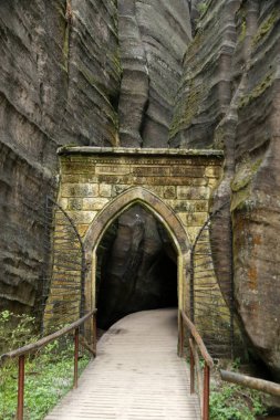 Gotik Kapı, Adrspach, Teplice, Rock Town, Çek Cumhuriyeti