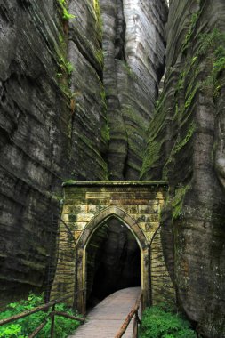 Gotik Kapı, Adrspach, Teplice, Rock Town, Çek Cumhuriyeti