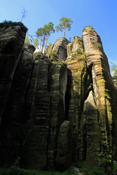 Rock Town Adrspach Teplice Τσεχική Δημοκρατία — Φωτογραφία Αρχείου