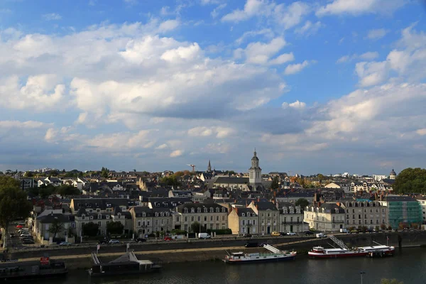 Vista Angers Loire Valley França — Fotografia de Stock