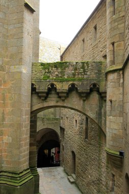 Mont Saint Michel Abbey, Normandiya, Fransa