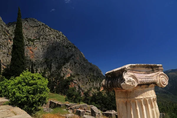 Sanktuarium Apollo Delphi Grecja — Zdjęcie stockowe