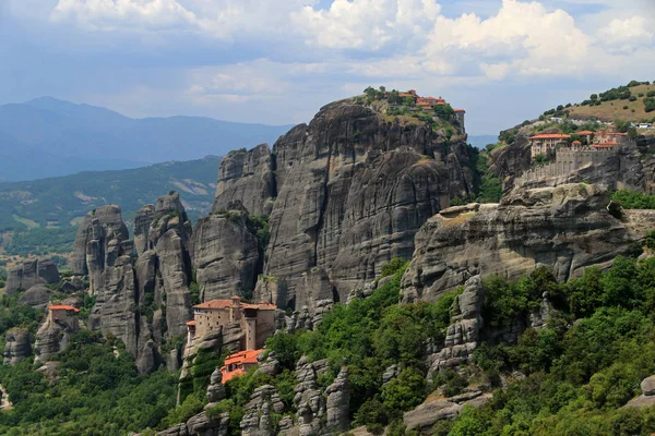Roussanou Kloster Meteora Thessalien Grekland — Stockfoto