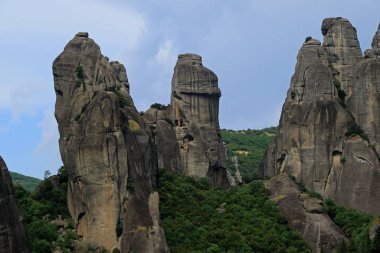 Meteora, Kaya oluşumu, Kastraki, Kalabaka, Teselya, Yunanistan