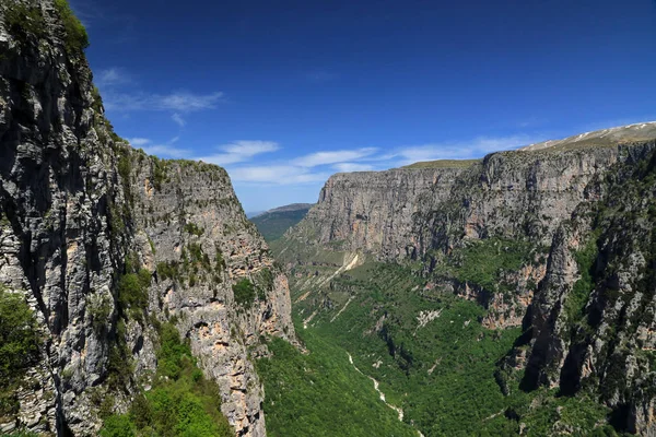 Φαράγγι Βίκου Βουνά Πίνδου Ζαγόρι Ήπειρος Ελλάδα — Φωτογραφία Αρχείου