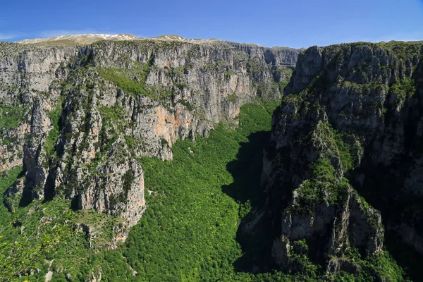 Φαράγγι Βίκου Βουνά Πίνδου Ζαγόρι Ήπειρος Ελλάδα — Φωτογραφία Αρχείου