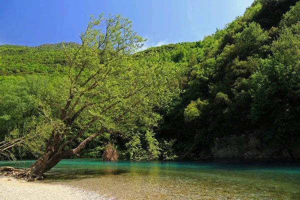 Voidomatis River Zagori Epiro Grecia — Foto Stock