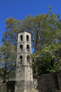 Bell Tower, Mikro Papigo, Zagori, Epirus, Yunanistan