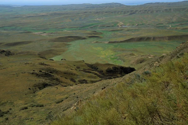 Wüste Aserbaidschan Blick Vom David Gareja Klosterkomplex Georgien — Stockfoto