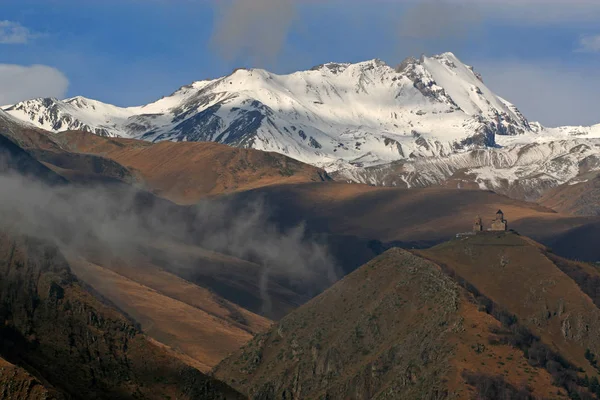 Monte Kazbegi Grande Cáucaso Geórgia — Fotografia de Stock