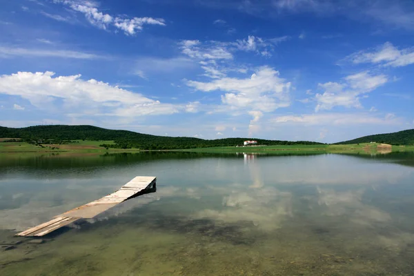 Lago Bazaleti Cerca Tiflis Georgia —  Fotos de Stock