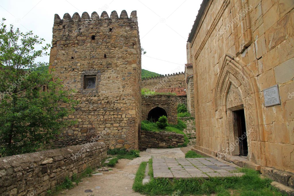 Ananuri - medieval castle, on Aragvi River, Georgia