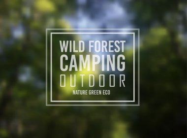 Vahşi orman metnin üzerinde