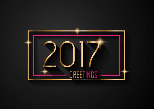 New Year Background,  Card — Stock Vector