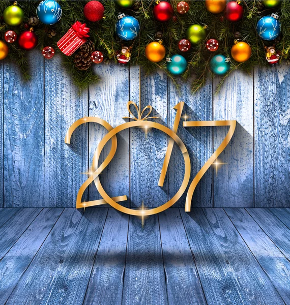 New Year seasonal background — Stock Photo, Image