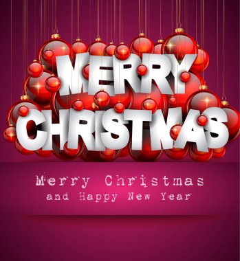 Merry Christmas  Background clipart