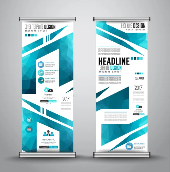 Template for cover presentation Stock Illustration