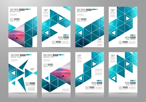 Brochure template, Flyer Design of Depliant Cover — Stockvector