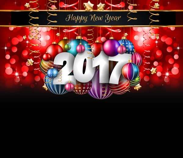 New Year Background — Stock Vector