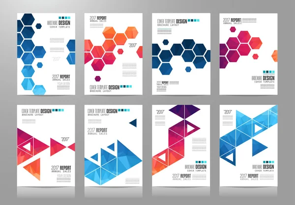 Modèles pour les présentations d'entreprise — Image vectorielle