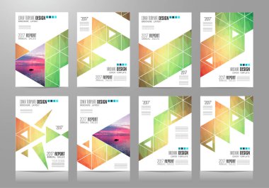 Set of Brochure templates, Flyer Designs  clipart