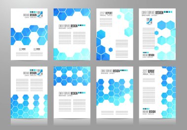 Set of Brochure templates, Flyer Designs  clipart
