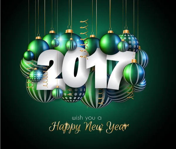Happy New Year Background — Stock Vector