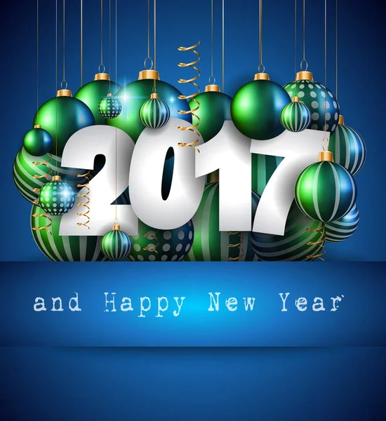 Happy New Year Background — Stock Vector