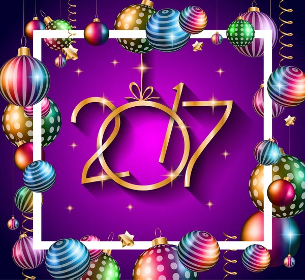 Happy New Year Background — Stock Vector