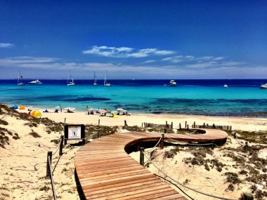 Formentera günde güzel Sunny Beach
