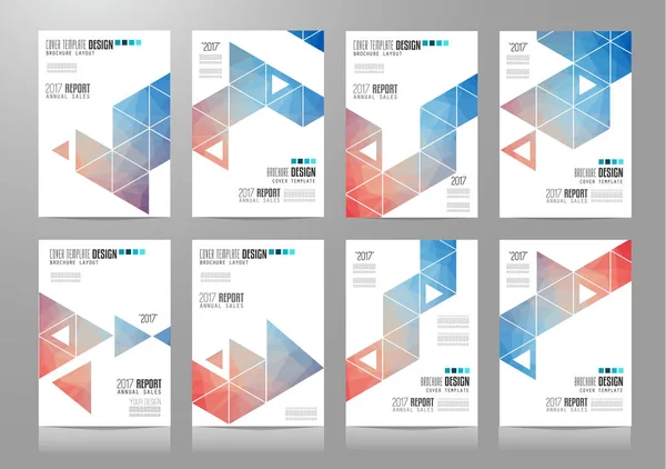 Set of Brochure templates Royalty Free Stock Illustrations