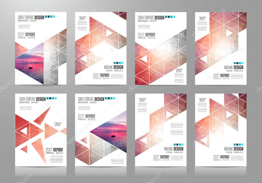 Set of Brochure templates