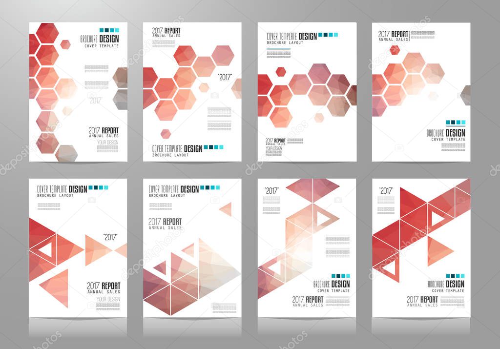 Set of Brochure templates